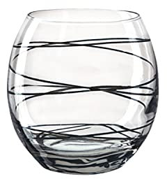 Montana 27495 Trinkglas :circle 390 ml schwarz, Glas