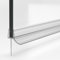 Duschdichtung für Glastüren transparent I 100cm Duschtürdichtung 6mm 7mm 8mm Glas Bodendichtung I Duschkabinen Dichtungen I Wasserabweisprofil Duschwand gerade I Abdichtung 21mm Dichtlippe