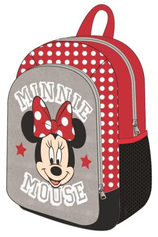 CERDÁ LIFE'S LITTLE MOMENTS Unisex Kid's Minnie Mouse School Backpack for Girl in Primary Adaptable to Cart, Ergonomic Back and Adjustable Handles Supplies, Multicoloured, Normal