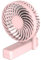 YiWeel Handheld Fan Portable, Usb Rechargeable Hand Held Fan Long Last 12h Working, Mini Hand Fan Silent, Small Desk Fan Folding, Battery Operated Fans, Electric Travel Fan with Phone Stand Pink (03)