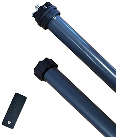 H Funk Rollladenmotor/Rollladenantrieb, 10 Nm, max. 23 kg, für 60 mm 8-Kantwelle, elektronische Endlageneinstellung, Blockier- & Hinderniserkennung, vollautomatische Endlageneinstellung, Smart Home