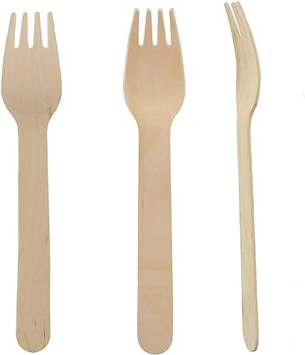 Perfect Stix Forchette usa e getta in legno, 15,2 cm, confezione da 1000