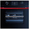Küppersbusch BP 6332.0 SE8 K-Series.3 Pyrolyse Pizza-Backofen Schwarz/Hot Chili