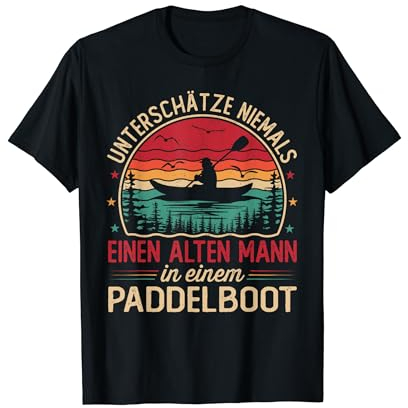 Kanu Kajak Paddelboot Kanadier Kajakfahrer Kanufahrer T-Shirt