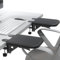 NODOCA Armlehne für den Schreibtisch, ergonomische Handgelenkauflage, Schreibtischverlängerung, weicher Schwamm integriert, bequeme Armstütze für den Schreibtisch, umwickelt in umweltfreundliches