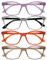 OPULIZE KAT Lesebrille - 4er-Pack - Cat-Eye Katzenaugen-Fassung - Lila, Grau, Orange, Taupe - Herren & Damen - Federscharniere - RRRR59-57GU - +2.00