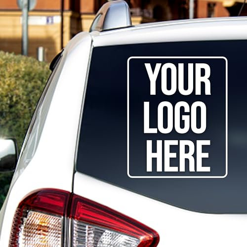 Individueller Auto-Fenster-Aufkleber – personalisierter Namensbuchstabe, Vinyl-LKW-Aufkleber für Windschutzscheibe, 20,3 x 20,3 cm