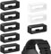 8 Pièces Boucles des Bracelet de Montre compatibles avec Garmin Venu 2 3, Forerunner 265/35/235, Forerunner 945/935/ Vivoactive 4, Support/Fixateur de Remplacement de Bracelet de Montre