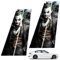 DASIAUTOEM Auto Aufkleber, 1 Paar B Säule Protektor, Car Sticker Dekorative Aufkleber Automobile, Wasserdicht Autoaufkleber, Graffiti Sticker Säule Schutz für Auto B Säule