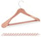 Relaxdays Perchas para Trajes, Pack de 16, Colgadores Ropa, Madera Cedro, Antipolillas, Barra para Pantalones, Natural, 24 x 45,5 x 5,5 cm