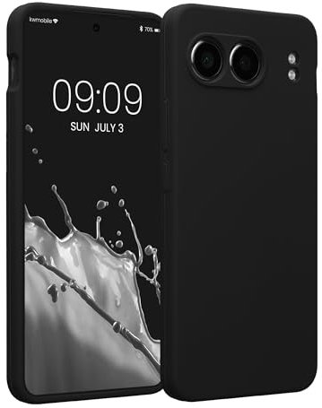 kwmobile Housse Compatible avec OnePlus Nord 4 5G Coque - Housse de téléphone Protection Souple en TPU Silicone - Noir
