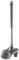 Toilet Brushes & Holders, Deep Cleaner Silicone Toilet Brush, Toilet Brush with detachable clip, Quick Drying Loo Brush and Holder for Bathroom, Base Flooring/Wall Mounted, Gray