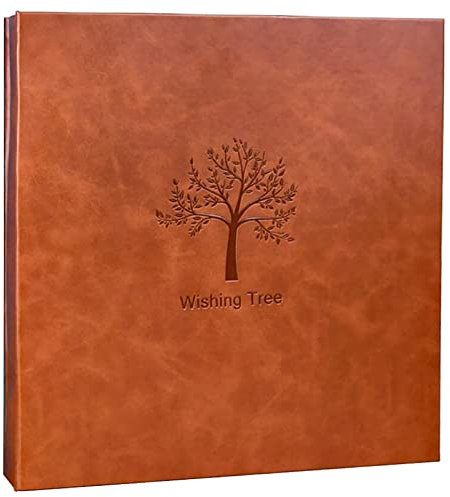 Álbum de Fotos, Álbum de Fotos Horizontal con Capacidad para 1008 Fotos, Álbum de Fotos Familiares con página Interior Negra, Bolsillos de Gran Capacidad, 3,5 x 5 (Color: Marrón, Tamaño: 1