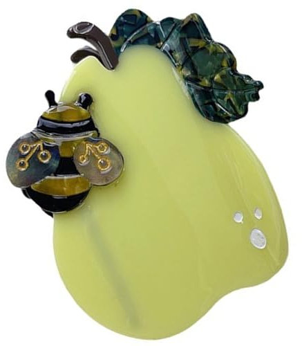 Uqezagpa Stilvolle Birnenacetat Haarklauenclip Einzigartige Designs Frauen Haarzubehör Für Stilvolle Und Trendige Frisuren