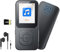 Lettore MP3 da 64 GB con Bluetooth 5.3, lettore musicale Pecsu con altoparlante HD integrato, radio FM, registratore vocale, suono HiFi, funzione e-book, auricolari inclusi