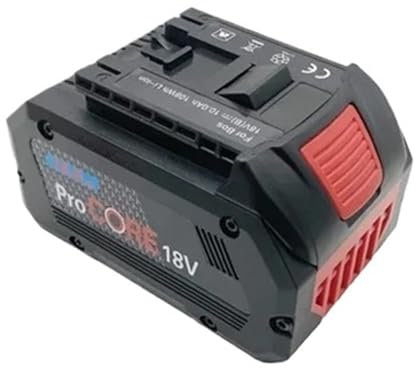 Batteries For Outils Électriques 8 Ah, 10 Ah, 12 Ah, 15 Ah, ProCORE, Batterie De Remplacement Compatible Avec Les Outils Sans Fil Bosch 18 V BAT609 BAT618 GBA18V, Cellule D'alimentation Haute Puissanc