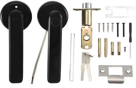 Gosera Fingerprint Smart Door Lock Door Knob with Keypad Keyless Entry Door Lock with Handle for Home Hotel Office Apartment