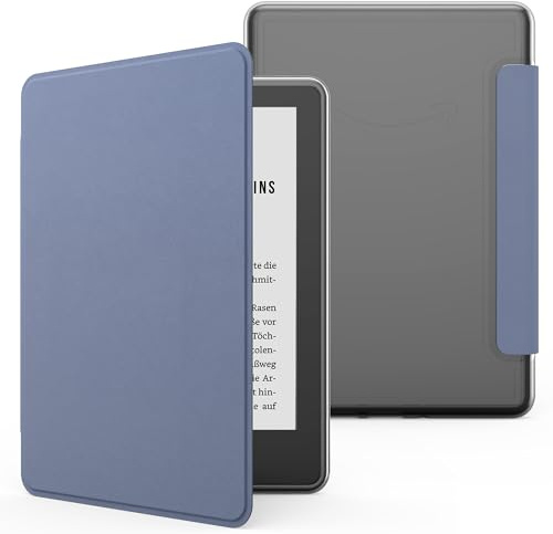 wasserdichte magnetische Hülle kompatibel mit Kindle 6 11. Generation (2024/2022 Modelle) - Schutzhülle mit Auto-Sleep/Wake, Ultraleicht und Kratzfest mit transparenter Rückseite - Helllila