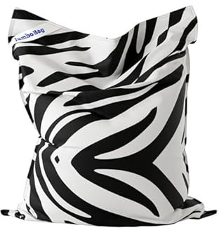 Jumbo bag riesenkissen 130x170cm bedrucktes zebra 10000-22