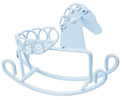 Hobbyfun Schaukelpferd, 5,5 cm, blau