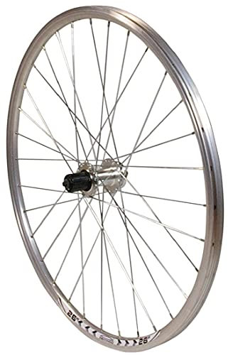 Redondo 26 Zoll Hinterrad Laufrad Fahrrad V Profil Felge Silber Disc