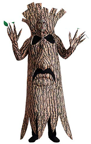 Adult Terrifying Tree Fancy Dress Costume Medium Brown