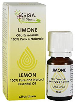 Gisa Wellness - LIMONE - Olio Essenziale Convenzionale - 100% Puro e Naturale - [10ml] - Ideale per Aromaterapia e Cura della Persona - Diffusione Ambientale - Made in Italy