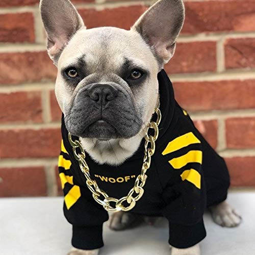 FORMEG Hundekleidung Haustier Französische Bulldogge Kleidung Hund Hoodie Warme Sport Retro Hund Hoodies Haustierkleidung Puppy Dog Pugs Puppy Kleidung Chihuahua