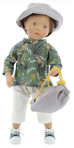 Petitcollin 613419 Minouche 34 cm Eloi Babypuppen, bunt