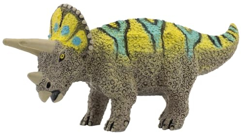 Bullyland 61317 - Spielfigur Triceratops, ca. 7,5 cm großer Dinosaurier, detailgetreu, ideal als kleines Geschenk für Kinder ab 3 Jahren