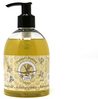 Vaasan Aito Saippua | Original Finnische Handwaschlotion | traditionelle Rezeptur, vegan, hergestellt in Finnland, 300 ml natürliche Körperpflege (Honig)