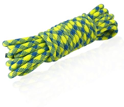 NewDoar Cuerda dinámica de 10,5 mm, cuerda dinámica de 24 KN (5000 libras), cuerda de nailon resistente, 3 tamaños, cuerda multiusos para alpinismo al aire libre, rescate de escalada en roca