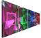 Revolio Leinwandbild Wandbilder Wohnzimmer Modern Kunstdruck Wanddekoration Deko Mehrteilige Leinwand Bilder 4 Teilig TYP C, 160 x 50 cm - Spielkonsole Gamer Game Spielerzimmer