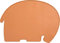 Sebra - Silikon Platzdeckchen - Fanto - Toasted orange