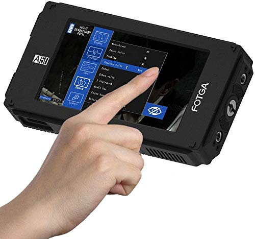 Fotga DP500IIIS A50T 5inch Touchscreen Video DSLR Camera Monitor 700nits IPS DCI-P3 4K HDMI Input Output 1920x1080 Support Dual NP-F Battery