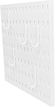 Support de Rangement Mural en Plastique pour Planches à Trous Montage Simple pour Cuisine Salle de Bain Atelier
