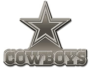 Rico Industries NFL Dallas Cowboys Antik Emblem für Auto, LKW, SUV - Nickel-Ausführung