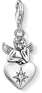 Thomas Sabo Charm-Anhänger Schutzengel mit Herz Silber 1735-643-14