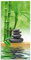 ARTland Wanddeko Wandbild Alu Verbundplatte für Innen & Outdoor Bild 50x100 cm Wellness Zen Stein T5OP