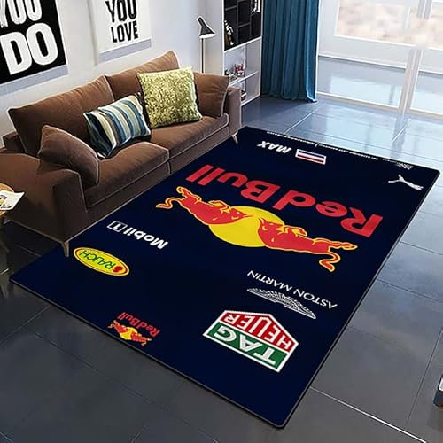 YZGAH Racing Supercar Großer Teppich Für Wohnzimmer Autoteile Schwarz Für Schlafzimmer Bereich Teppich Badezimmer Weicher Teppich Wohnkultur I2307 50X70Cm