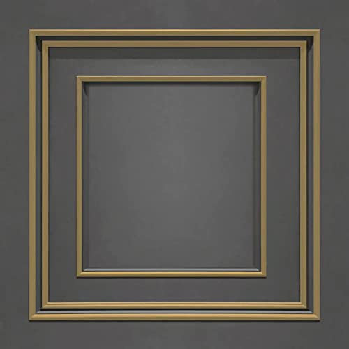 Gold Gunmetal Amara Wood Panel Wallpaper Heavy Weight Vinyl A7386