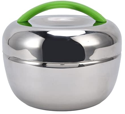 Lunch Box,Leakproof Bento Box Stackable Bento Box, Reusable Lunch Box,Insulated Lunch Container for Hot Food,Portable Food Warmer Lunch Box for Car & Home,2 Tier Stainless Steel Vacuum Lunch Box