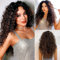 Kikone Blond Highlights Perücke 5x2 HD Lace Front Perücke 26 Zoll Lange Klebelose Körper Welle Perücke für Schwarze Frauen 180% Dichte Realistische Menschliche Haar Lockige Perücken für Frauen