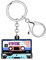 DALANE Acryl Kreative 80er 90er Kassette Band Schlüsselanhänger für Damen Mädchen Musikliebhaber Schmuck für Auto Handtasche Schlüssel Charms (Marineblau)