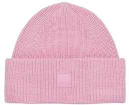 Marc O'Polo Denim Damen Strickmütze aus Bio-Baumwolle Beanie, Rosa (Mellow Rose), One Size