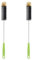 squarex Straw Cleaner Brush, 16in Long Bottle Cleaning Brush for Narrow Neck Beer, Wine, Flask, Pitcher, Brewing Bottle Cleaner Hummingbird Feeder Vase Cleaning Brushes - 2pc