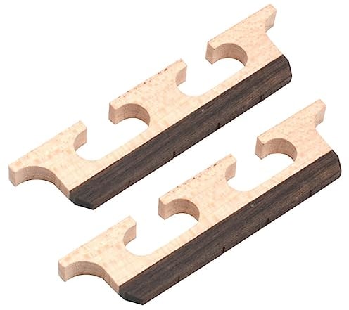 ibasenice 6pcs Wood Banjo Bridge Wooden Bridge String Banjo Easy to Install Compact Design for Musicians Seeking Improved Tone and Performance