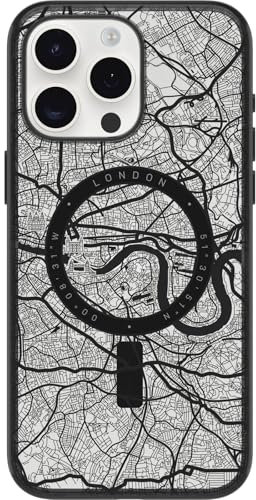 OtterBox Clear Case Series with MagSafe for iPhone 15 Pro Max, Shockproof, Drop Proof, Ultra-Slim, Protective Case, 3x Tested to Military Standard, London