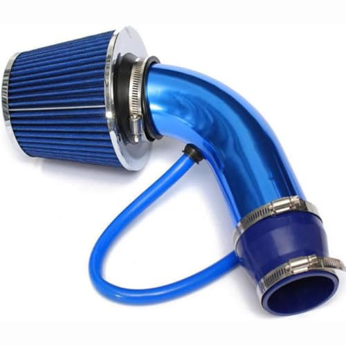 Filtro Aria Sportivo Auto per Alfa Romeo Giulia Stelvio MiTo Giulietta Tonale 147 156 159,76mm 3 Pollici Filtro di Aspirazione dell'Aria Fredda Auto Tubo di Aspirazione Fredda a Induzione in Alluminio