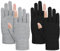 Kiiwah 2 Paare Fingerlose Handschuhe Damen, Halbfinger Warme Zwei-Finger-Handschuhe Winter touchscreen ohne Finger mit Weichem Innenfutter für Herren Damen